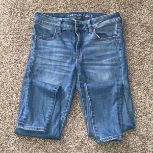 American Eagle skinny jeans, no distressing